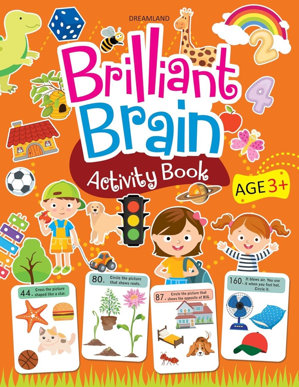 Brilliant Brain Activity Book (Age 3+) – Fun Learning for Curious Little Minds | Dreamland Publications