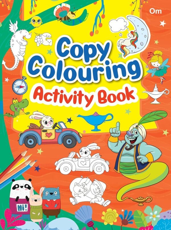 Copy Colouring Activity Book – Fun and Educational Coloring Practice for Kids | OM Books