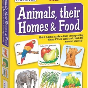Creative's Animals, Their Homes & Food – A Fun and Educational Introduction to Animal Life | Creative Educational Aids