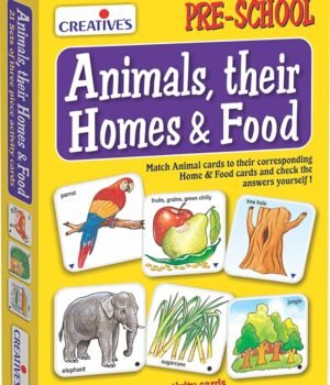 Creative's Animals, Their Homes & Food – A Fun and Educational Introduction to Animal Life | Creative Educational Aids