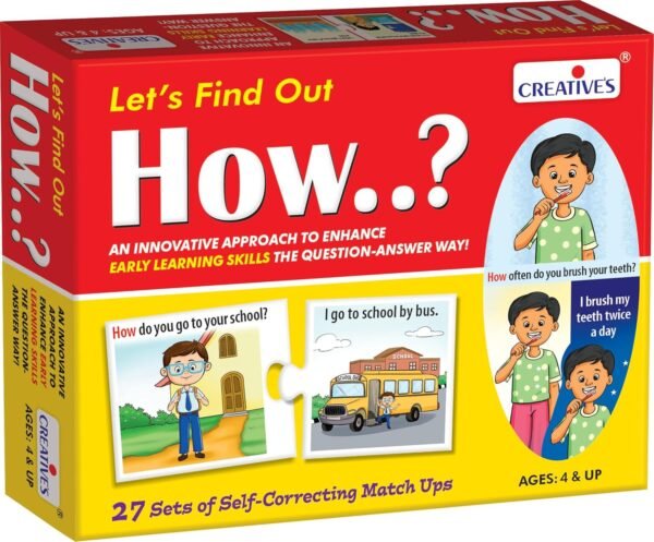 Creative's Let's Find Out How..? – A Fun and Educational Discovery Book for Curious Young Minds | Creative Educational Aids