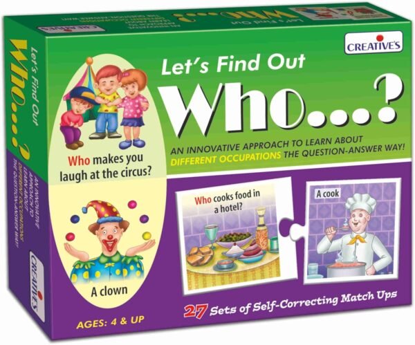 Creative's Let's Find Out Who? – A Fun and Educational Game to Boost Thinking Skills | Creative Educational Aids