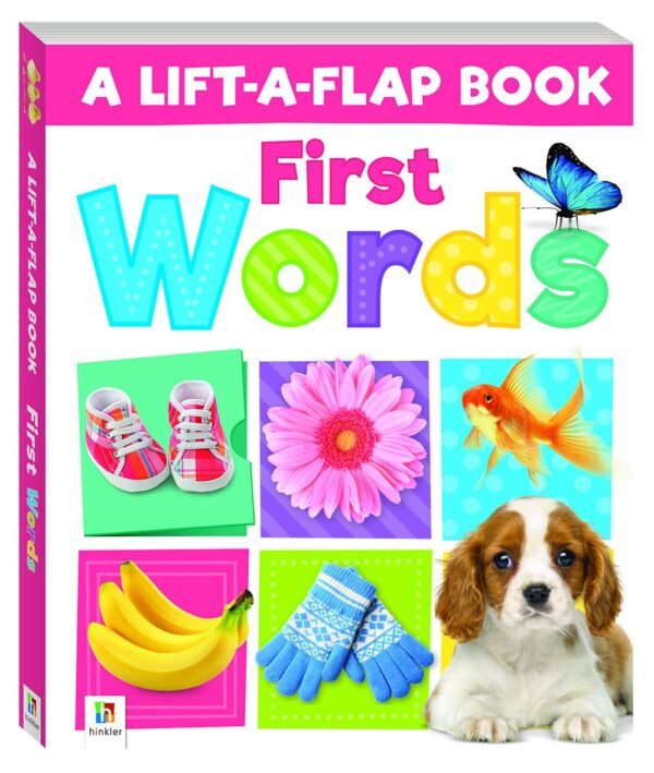 A Lift-A-Flap Book: First Words – A Fun and Interactive Way to Learn Early Vocabulary | Hinkler Books