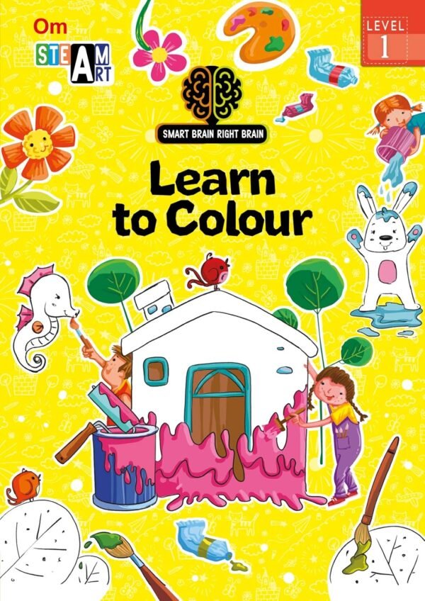 Smart Brain Right Brain: Learn to Colour – Unlock Creativity and Cognitive Skills | OM Books