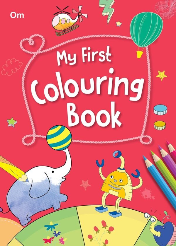 My First Colouring Book – A Fun and Creative Start to Art for Young Learners | OM Books