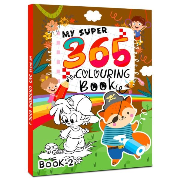 My Super 365 Colouring Book (Book-2) – A Fun-Filled Creative Journey for Every Day | Hello Friend Books