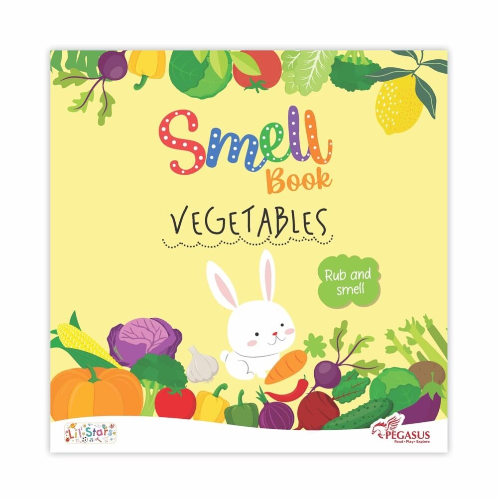 Smell Book – Vegetables | A Fun and Interactive Scent Discovery Book for Kids | Pegasus Books