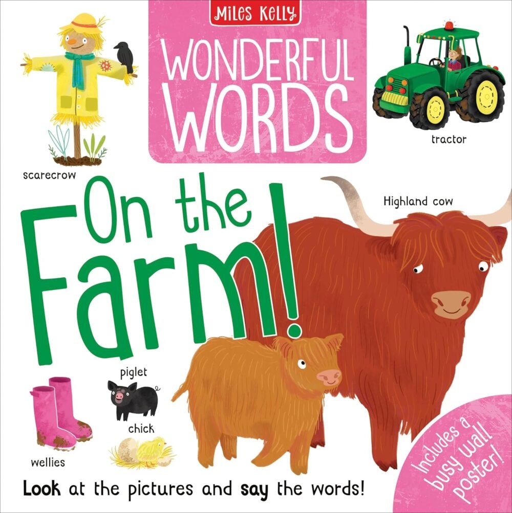 Wonderful Words: On the Farm! – A Fun First Vocabulary Book for Little Learners | Miles Kelly