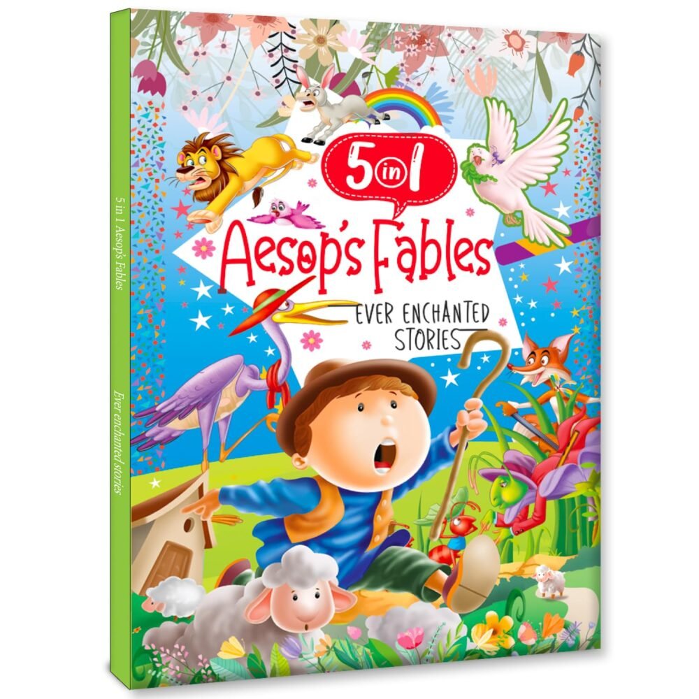 5 In 1 Aesop's Fables: Ever Enchanted Stories – Classic Morals, Magical Illustrations | Hello Friend Books