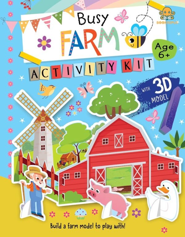 Busy Farm Activity Kit (Age 6+) – Fun-Packed Activities for Young Learners | Booktopus Books