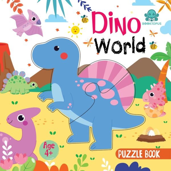 Dino World Puzzle Book – Roaring Fun with Dinosaur-Themed Puzzles and Activities | Booktopus Books
