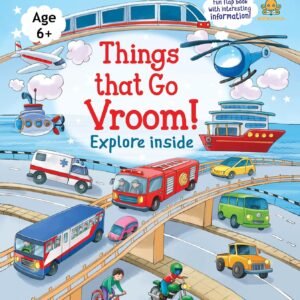 Things That Go Vroom! - Explore Inside – An Exciting Interactive Book for Curious Kids (Age 6+) | Booktopus Books