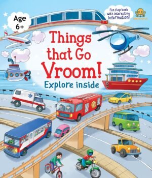 Things That Go Vroom! - Explore Inside – An Exciting Interactive Book for Curious Kids (Age 6+) | Booktopus Books