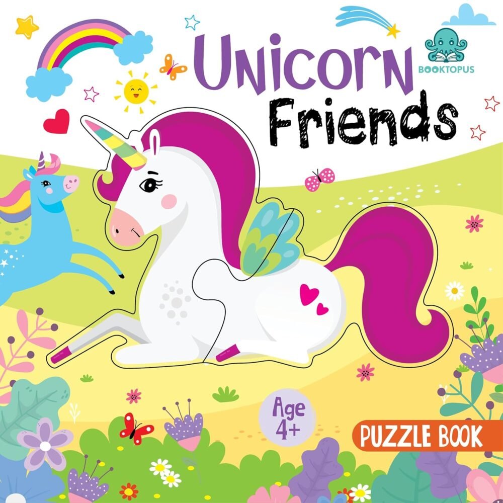 Unicorn Friends Puzzle Book – A Magical Adventure of Puzzles and Play | Booktopus Books