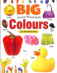 Big Picture Board Book - Colours By Alka