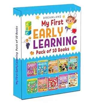 My First Early Learning Pack of 10 Books for Kids