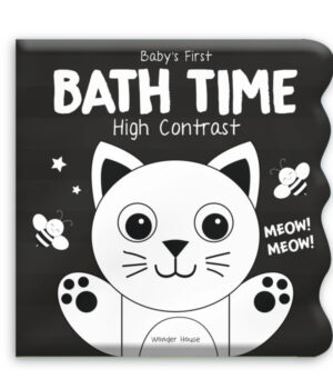 Baby's First Bath Time: High Contrast Board book by Wonder House Books
