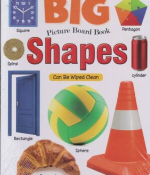 Big Picture Board Book Shapes can wiped clean